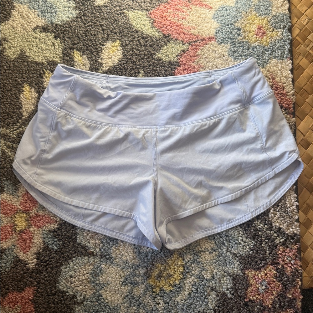 Lululemon Athletica Women's Light Blue Athletic Shorts
